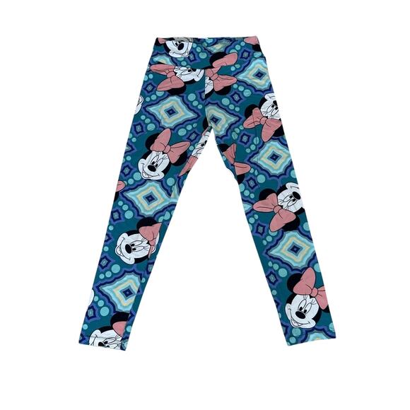 LuLaRoe Pants - Disney LuLaRoe Minnie Mouse Leggings One Size Multicolor Stretch Pants
